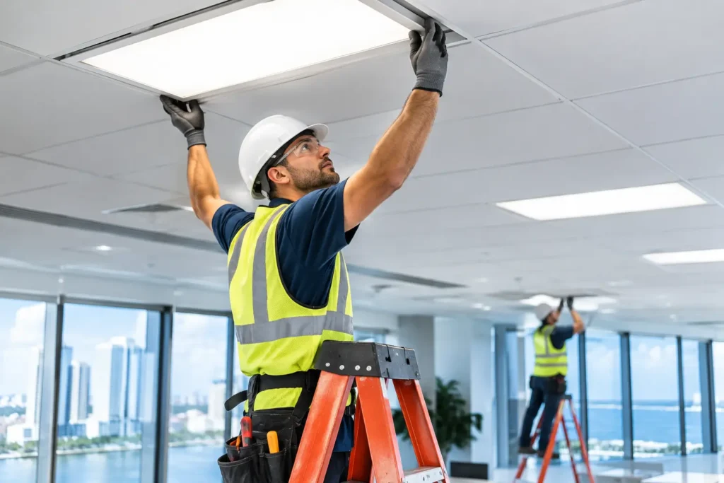 Commercial Lighting Installation Miami Done Right